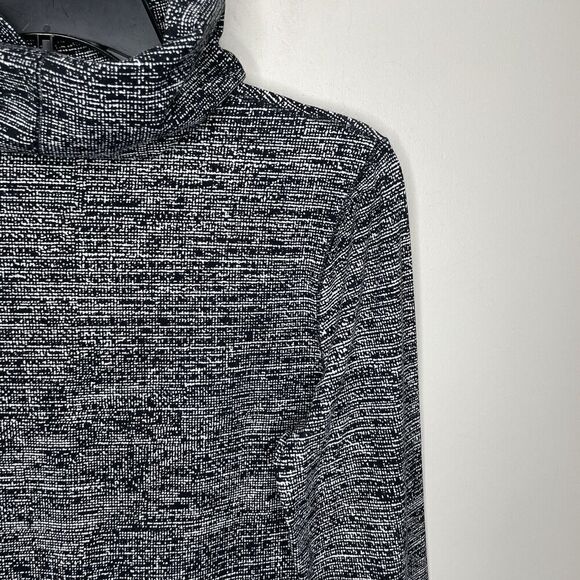LULULEMON Melodic Movement Pullover Womens 8 Twist Front Turtleneck Black - Picture 6 of 9